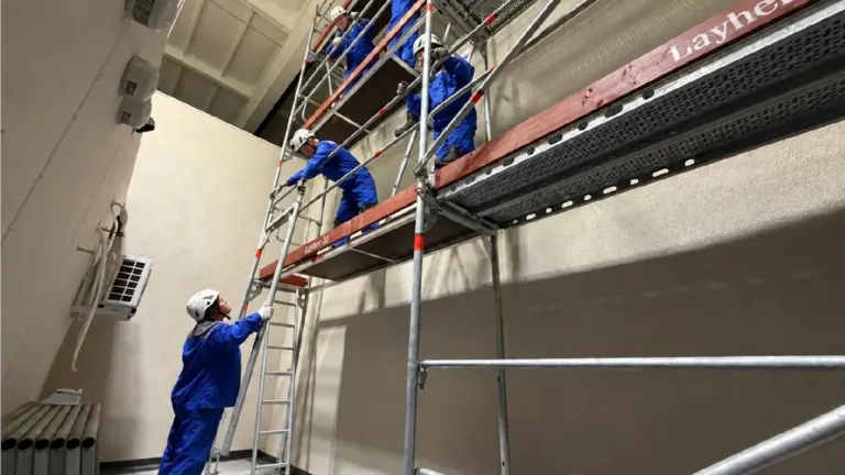 Klaipėdoje statybininkams – nauja saugos mokymų vieta