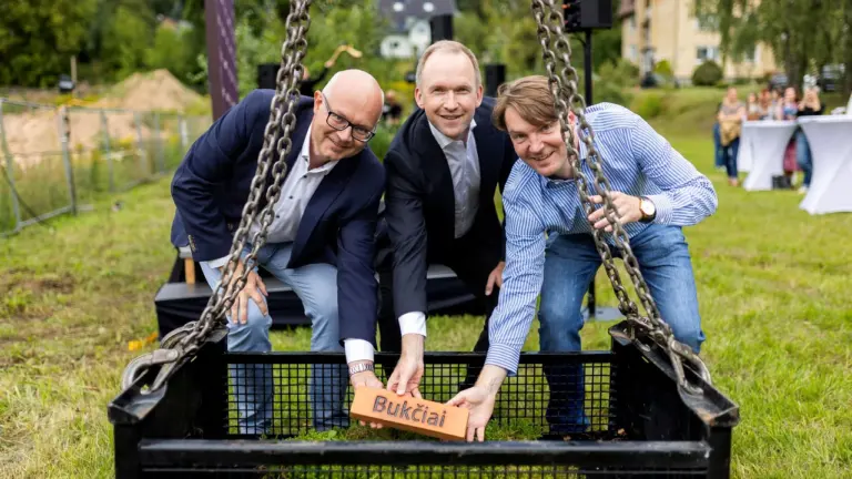 Vilniuje vietoj metalinės kapsulės įkasta molinė plyta