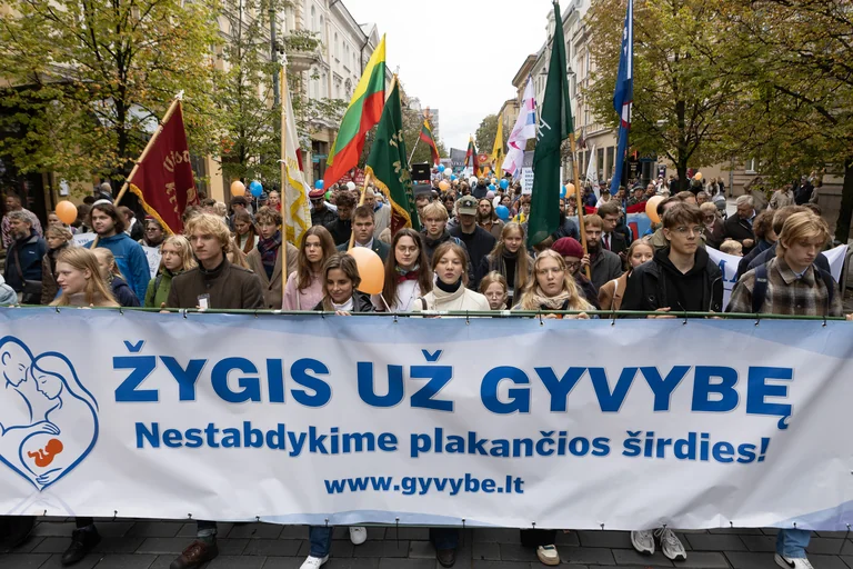 Vilniuje „Žygis už gyvybę“ subūrė šeimas ir svečius