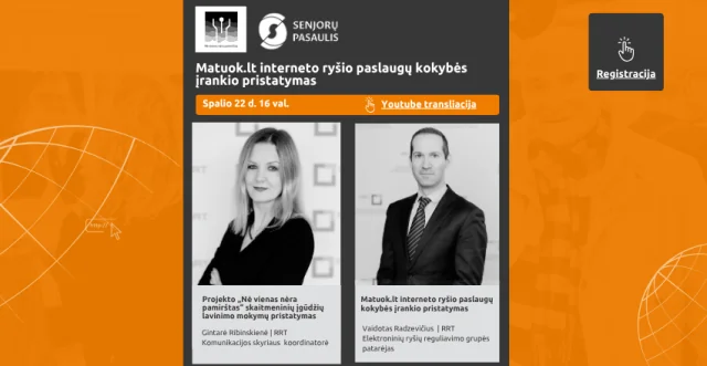 Pakruojyje senjorai galės pasitikrinti interneto kokybę nemokamai